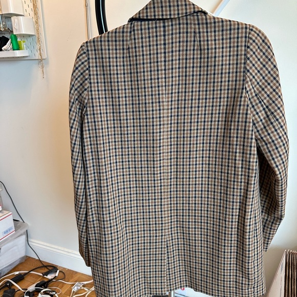 Madewell Caldwell Double Breasted Blazer in Desert Size XXS - Picture 3 of 4